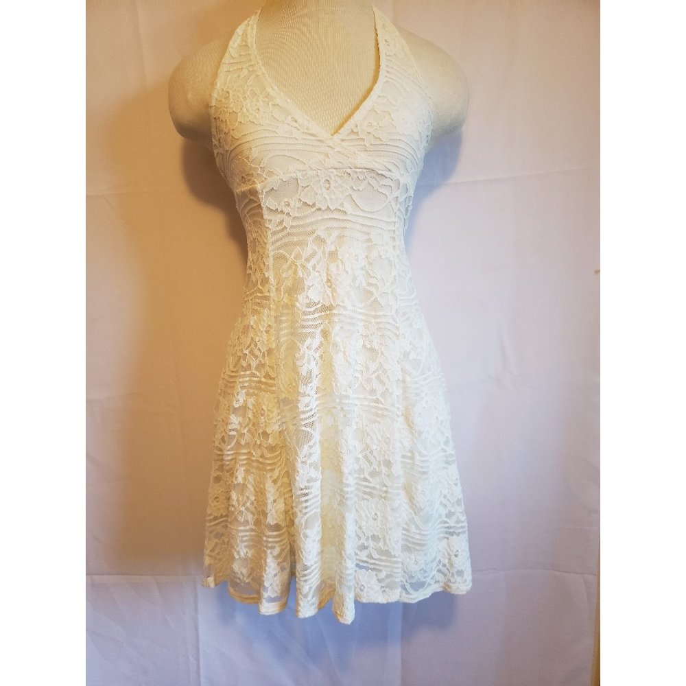 🥑Hollister Lace Halter Dress